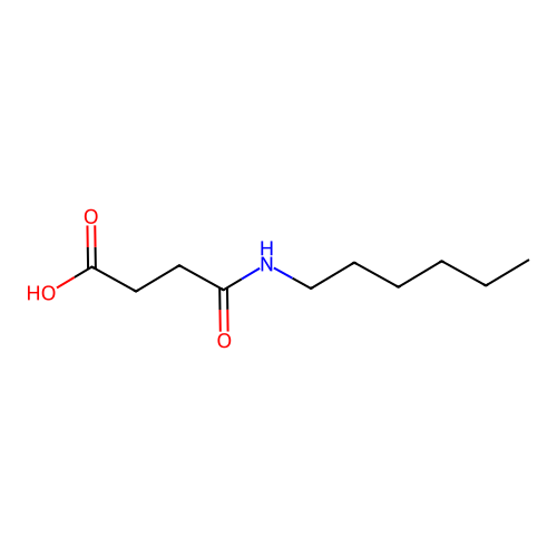 4-(Hexylamino)-4-oxobutanoic acid structure