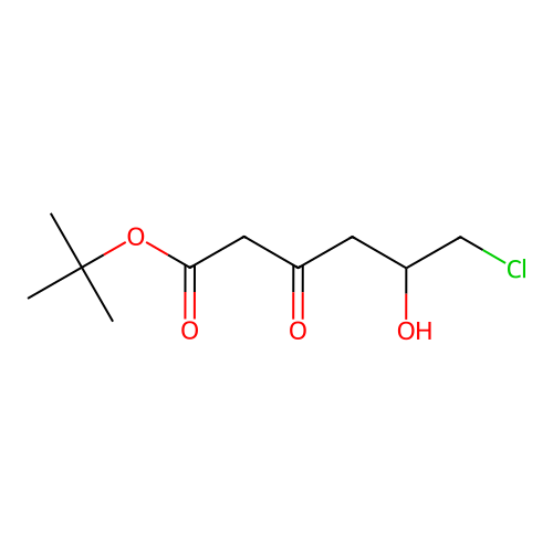 Tert-butyl 6-chloro-5-hydroxy-3-oxohexanoate structure