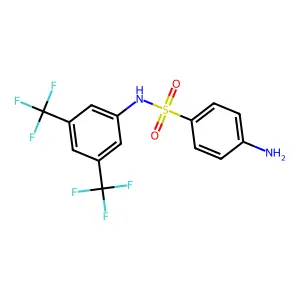4-Amino-N-[3,5-bis(trifluoromethyl)phenyl]benzenesulfonamide structure