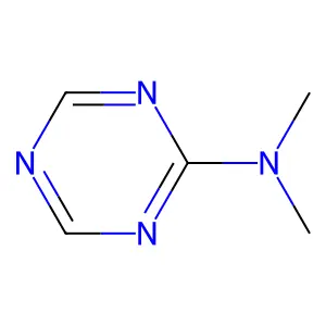 N,N-二甲基-1,3,5-三嗪-2-胺 structure