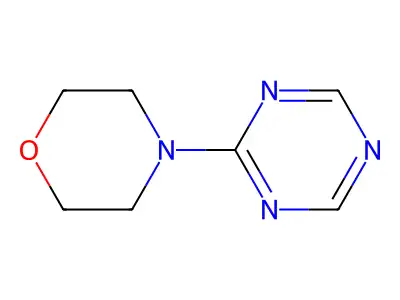1,3,5-Triazine, 2-(4-morpholinyl)- structure