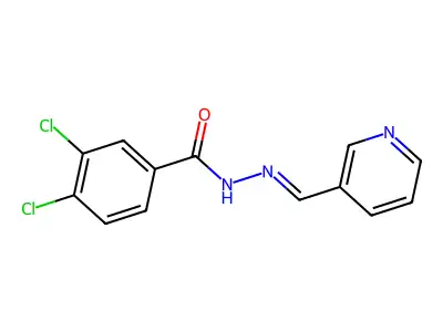 3,4-dichloro-N'-(3-pyridinylmethylene)benzohydrazide structure