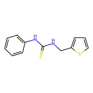 1-Phenyl-3-(thiophen-2-ylmethyl)thiourea structure