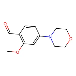 2-Methoxy-4-morpholin-4-yl-benzaldehyde structure