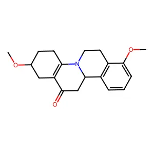 2,8-Dimethoxy-1,2,3,4,6,7,11b,12-octahydro-13h-isoquino[2,1-a]quinolin-13-one structure