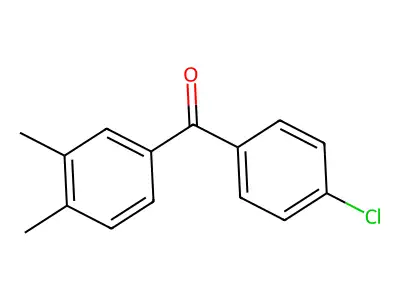 4-Chloro-3',4'-dimethylbenzophenone structure