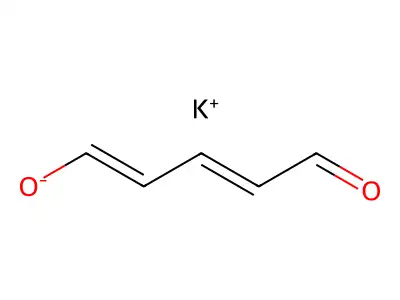 Potassium 5-oxopenta-1,3-dien-1-olate structure