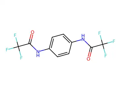 N,N'-1,4-Phenylenebis(2,2,2-trifluoroacetamide) structure