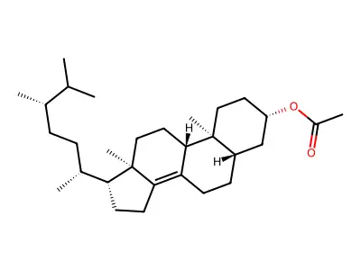 alpha-Ergostenol acetate structure
