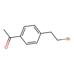 1-(4-(2-Bromoethyl)phenyl)ethanone structure