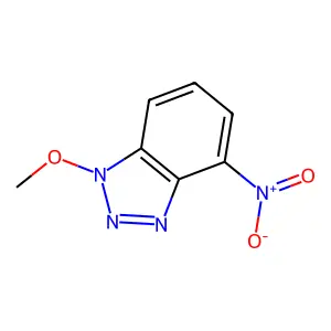 1-Methoxy-4-nitro-1H-benzotriazole structure