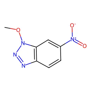 1-Methoxy-6-nitro-1H-benzotriazole structure