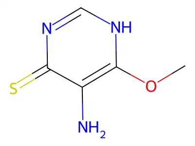 5-Amino-6-methoxypyrimidine-4-thiol structure