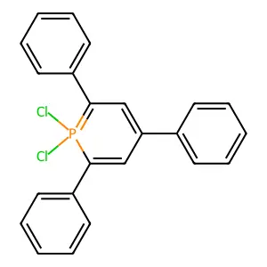 Phosphorin, 1,1-dichloro-1,1-dihydro-2,4,6-triphenyl- structure