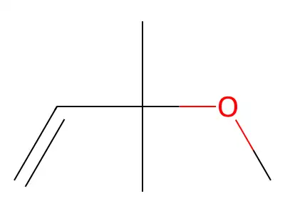 1-Butene, 3-methoxy-3-methyl- structure