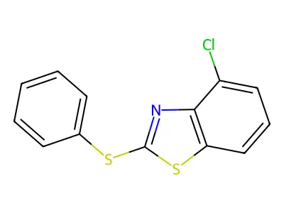 4-Chloro-2-(phenylthio)benzothiazole structure