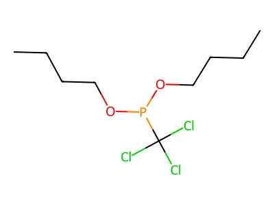 Phosphonous acid, (trichloromethyl)-, dibutyl ester structure