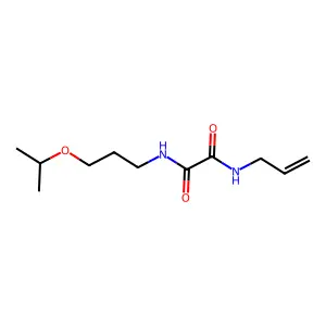 N-(3-propan-2-yloxypropyl)-N'-prop-2-enyloxamide structure
