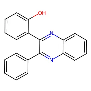 2-(3-Phenylquinoxalin-2-yl)phenol structure