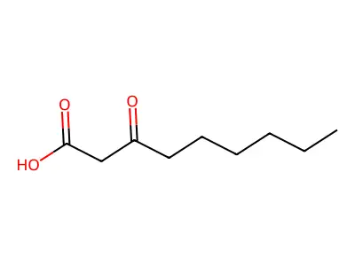 3-Oxononanoic acid structure