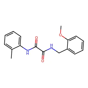 N1-(2-methoxybenzyl)-N2-(o-tolyl)oxalamide structure