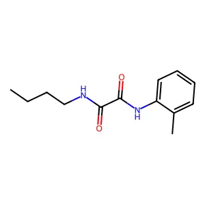 N-butyl-N'-(2-methylphenyl)ethanediamide structure