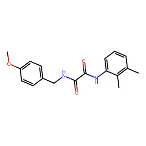 N-(2,3-dimethylphenyl)-N'-(4-methoxybenzyl)ethanediamide structure