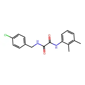 N-(4-chlorobenzyl)-N'-(2,3-dimethylphenyl)ethanediamide structure