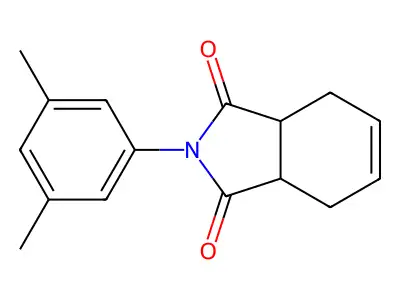 2-(3,5-dimethylphenyl)-3a,4,7,7a-tetrahydro-1H-isoindole-1,3(2H)-dione structure