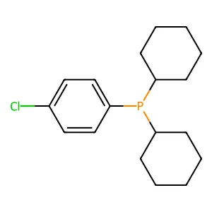 Phosphine, (4-chlorophenyl)dicyclohexyl- structure