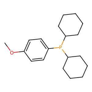 Phosphine, dicyclohexyl(4-methoxyphenyl)- structure