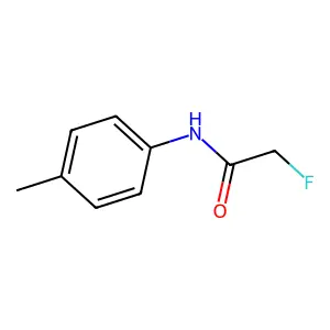 p-Acetotoluidide, 2-fluoro- structure