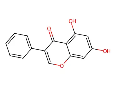 5,7-Dihydroxyisoflavone structure