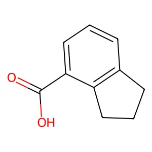 2,3-dihydro-1H-indene-4-carboxylic acid structure