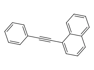 1-(Phenylethynyl)naphthalene structure