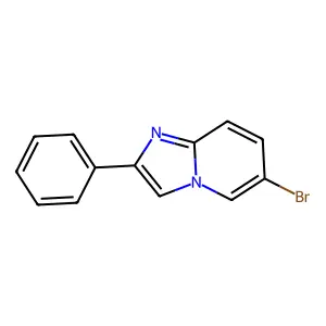 6-Bromo-2-phenylimidazo[1,2-a]pyridine structure