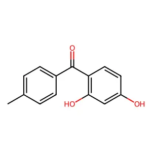 2,4-Dihydroxy-4'-methylbenzophenone structure