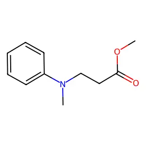 methyl 3-(N-methylanilino)propanoate structure