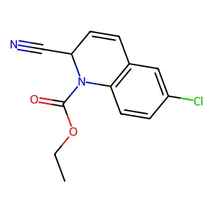 ethyl 6-chloro-2-cyano-2H-quinoline-1-carboxylate structure