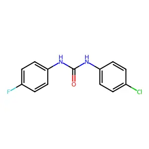 1-(4-Chlorophenyl)-3-(4-fluorophenyl)urea structure