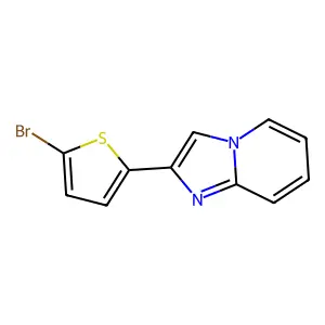 2-(5-Bromo-2-thienyl)imidazo[1,2-a]pyridine structure