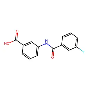 3-(3-Fluorobenzamido)benzoic acid structure