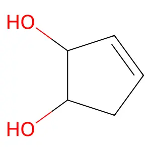 3-Cyclopentene-1,2-diol structure