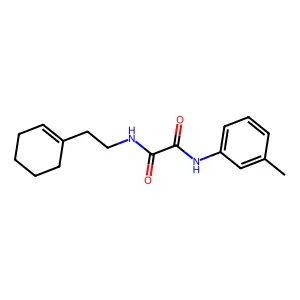 N1-(2-(cyclohex-1-en-1-yl)ethyl)-N2-(m-tolyl)oxalamide structure