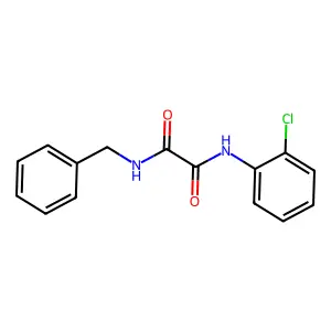 N-benzyl-N'-(2-chlorophenyl)ethanediamide structure