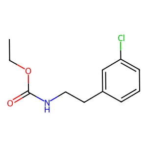 Ethyl [2-(3-chlorophenyl)ethyl]carbamate structure