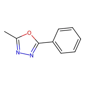 Methyl phenyl-1,3,4-oxadiazole structure