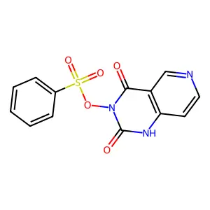 (2,4-dioxo-1H-pyrido[4,3-d]pyrimidin-3-yl) benzenesulfonate structure