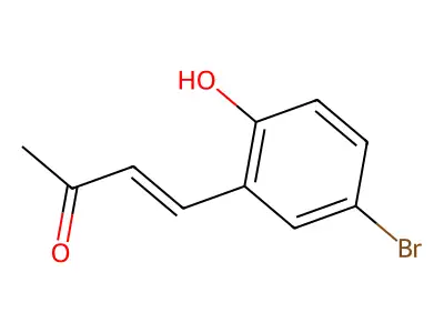 3-Buten-2-one, 4-(5-bromo-2-hydroxyphenyl)- structure