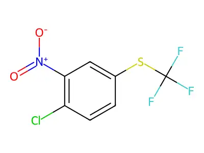 4-Trifluoromethylthio-2-nitrochlorobenzene structure